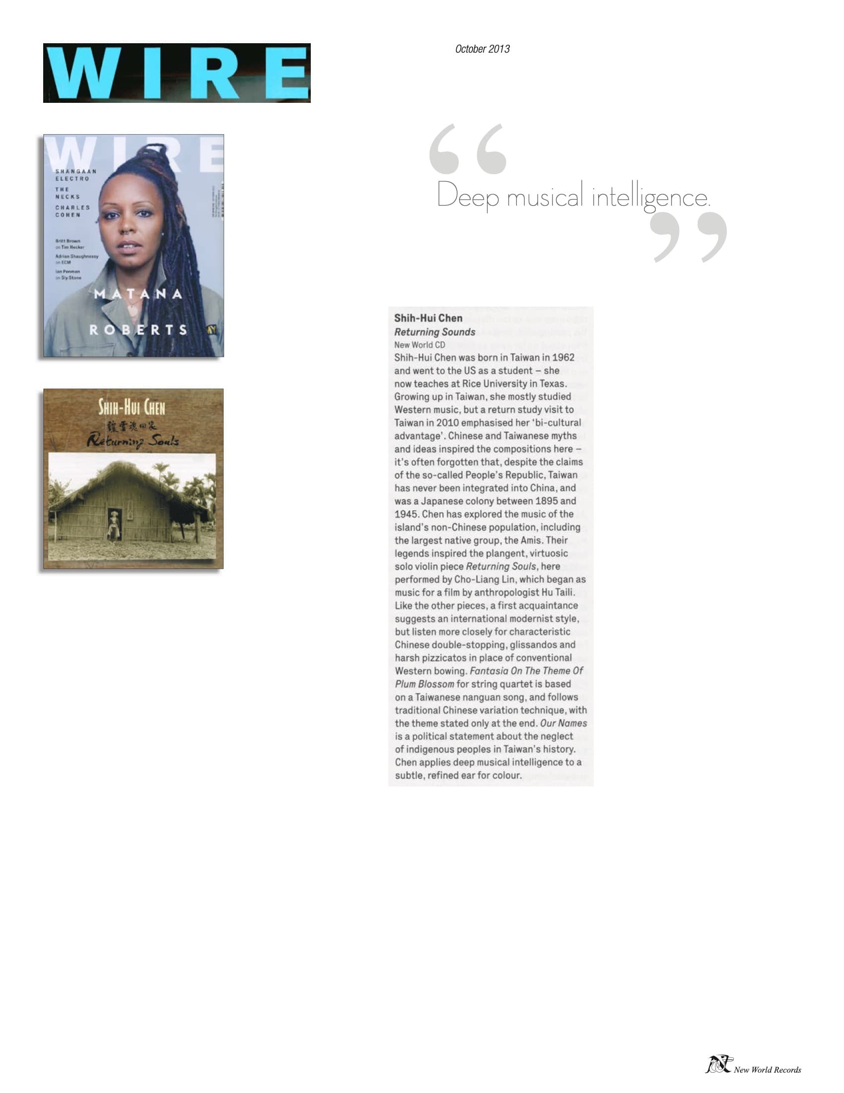 Wire - Returning Souls Review