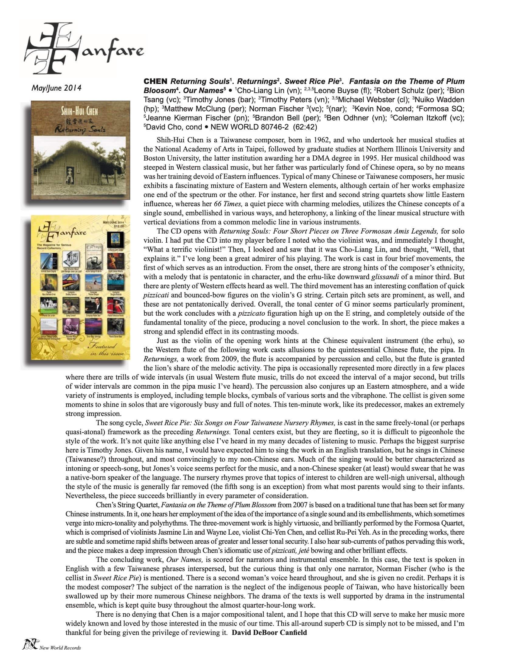 Fanfare - Returning Souls Review